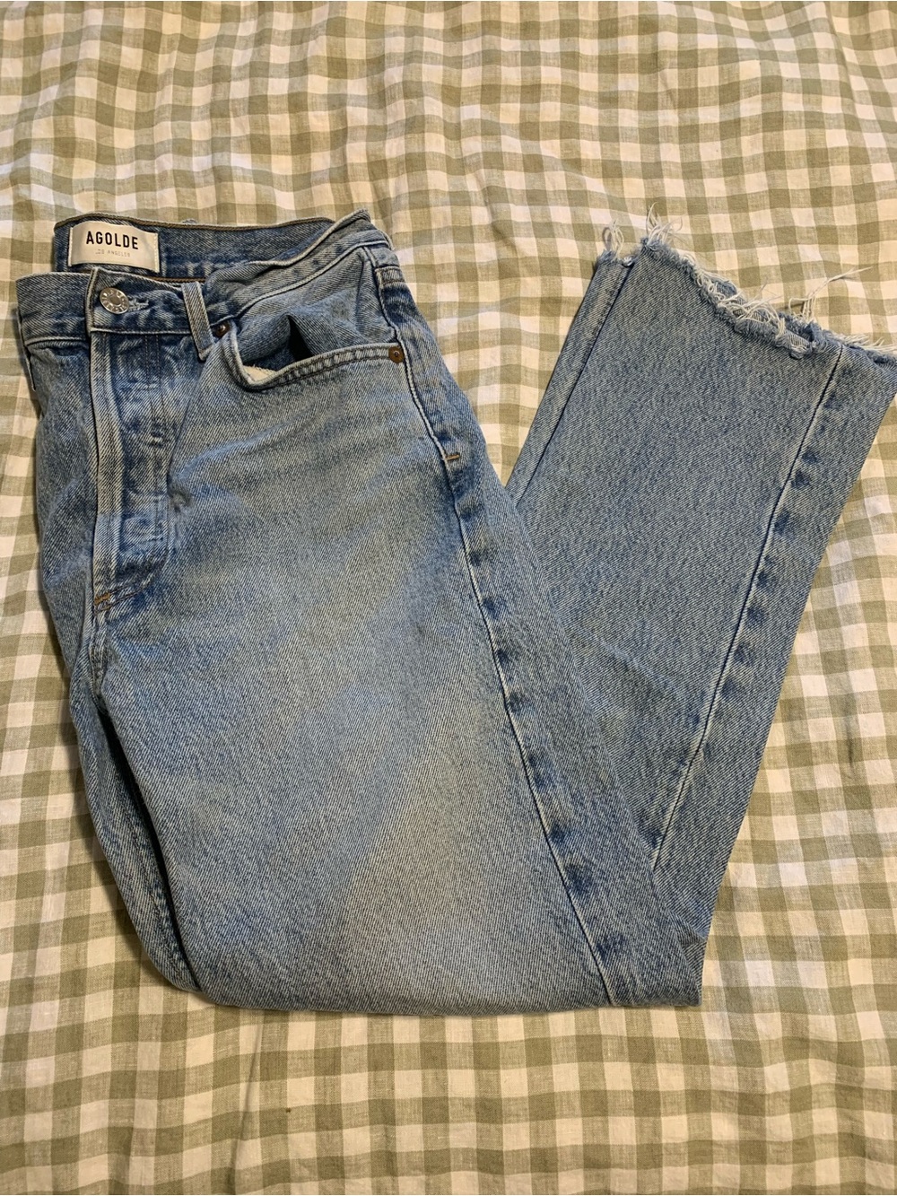 Never Worn Agoldie Straight Leg Jeans Size 26